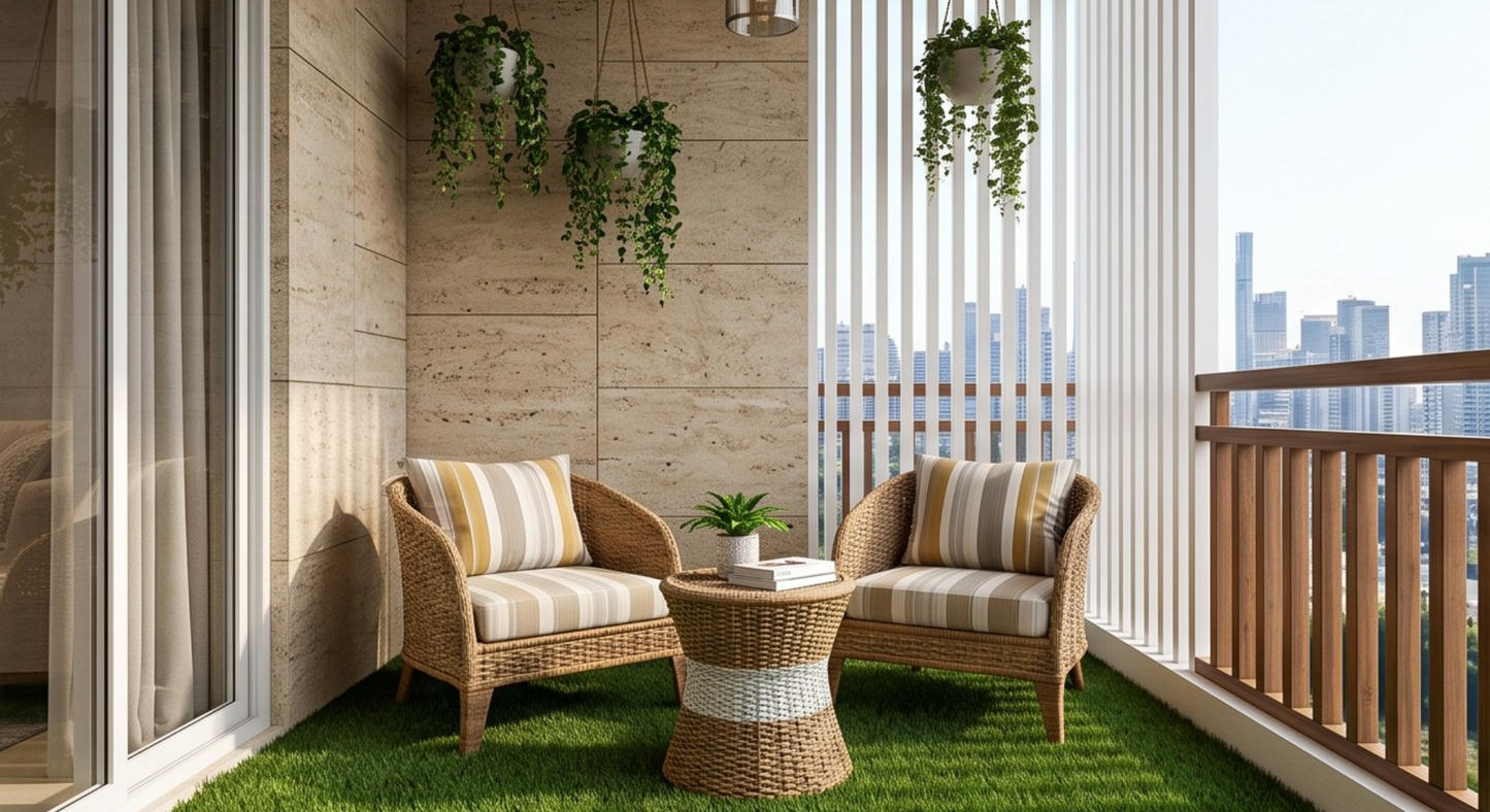 Urban Oasis Retreat Balcony