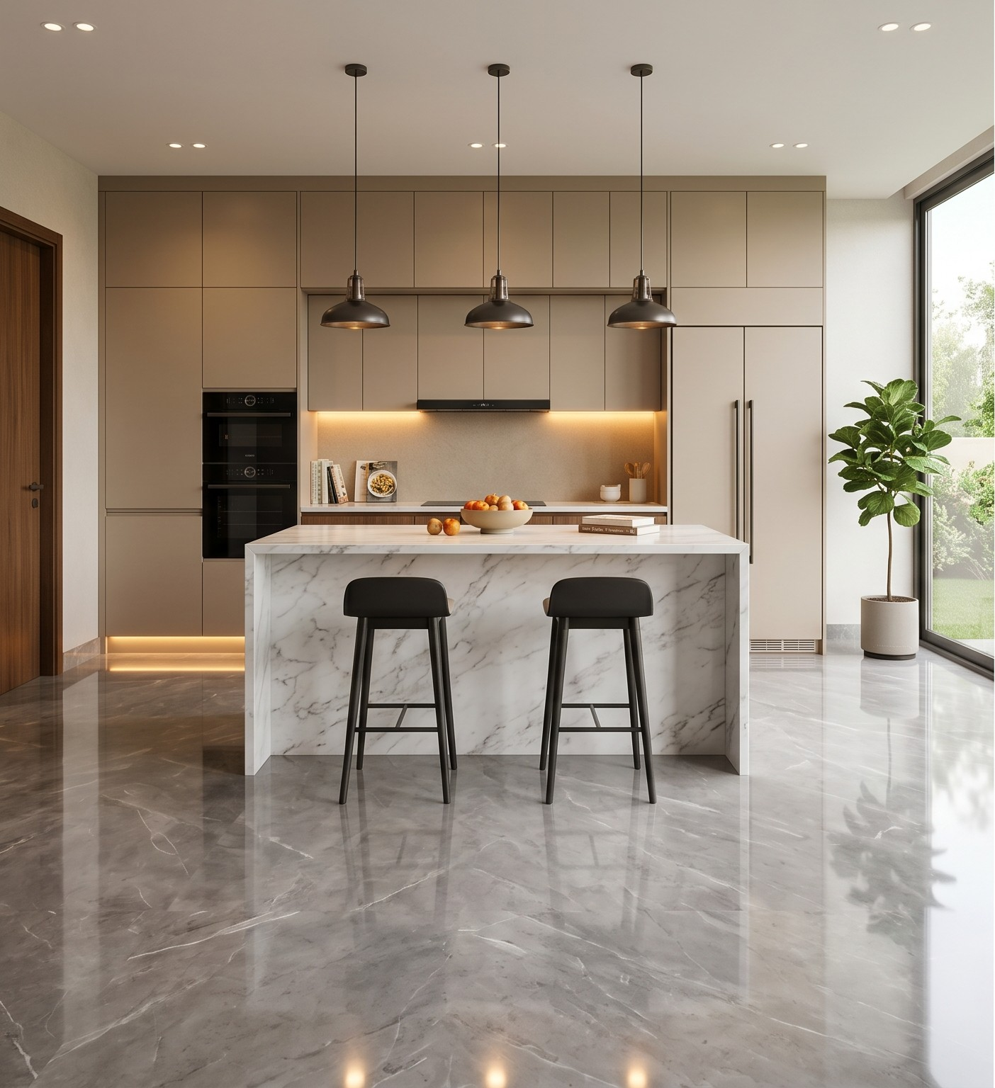 Walnut & Silk Kitchen