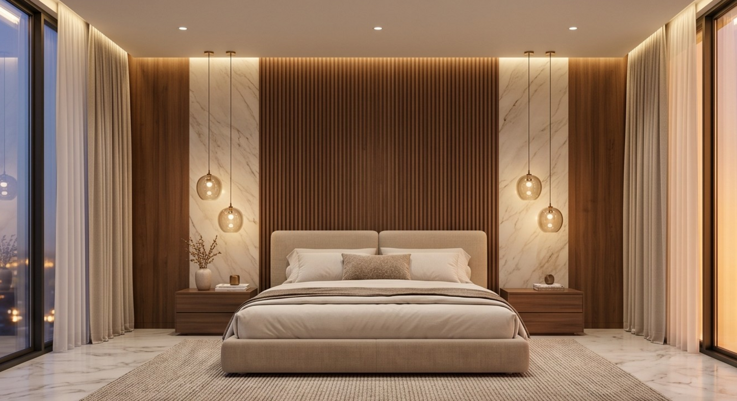 Urban Serenity Master Bedroom