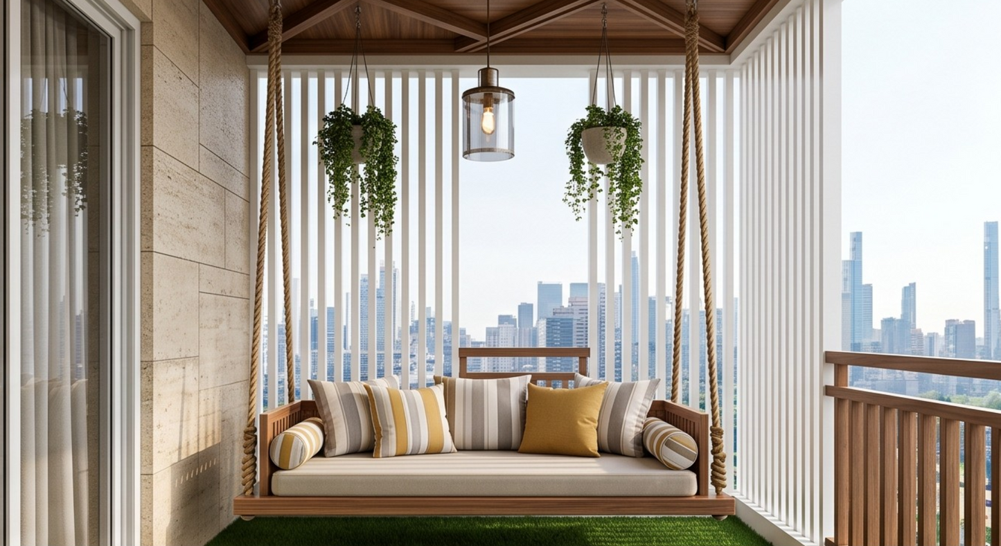 Urban Oasis Retreat Balcony