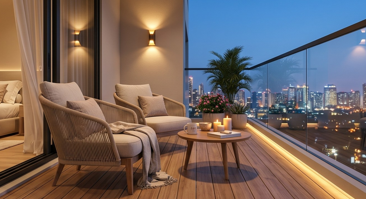 Skyline Serenity Balcony