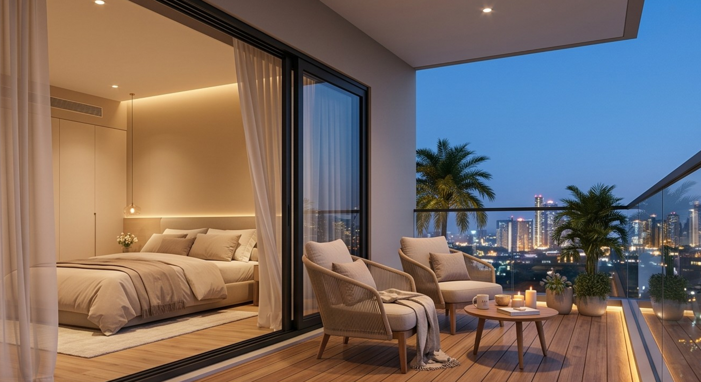 Skyline Serenity Balcony